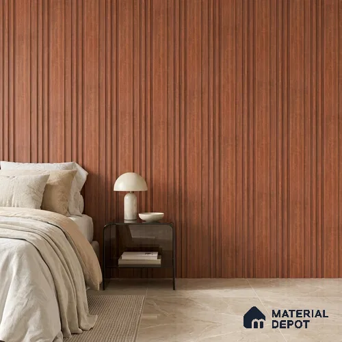 Wooden Look PN 06791 8 ft x 4.9 inch Charcoal Panel - 12 mm | Suitable for Living Room, Bedroom & TV Cabinet | Width is Subjected to 5% Variation