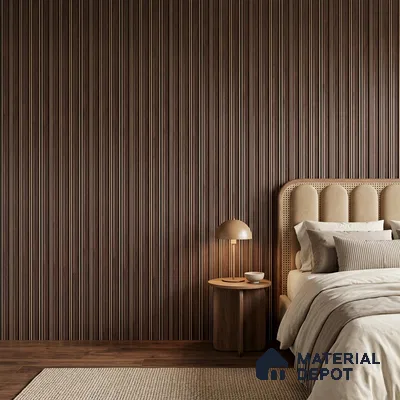 Wooden Look PN 06800 8 ft x 4.9 inch Charcoal Panel - 12 mm | Suitable for Living Room, Bedroom & TV Cabinet | Width is Subjected to 5% Variation