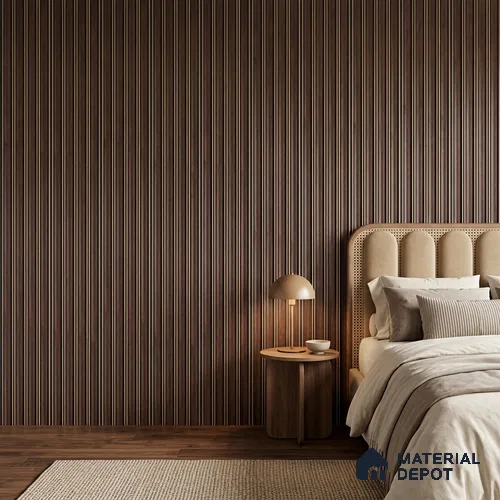 Wooden Look PN 06800 8 ft x 4.9 inch Charcoal Panel - 12 mm | Suitable for Living Room, Bedroom & TV Cabinet | Width is Subjected to 5% Variation