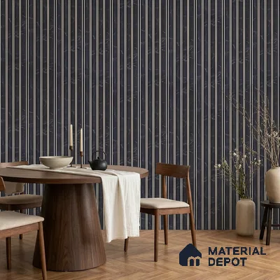 Graphite Black Marble Look PN 06801 8 ft x 4.9 inch Charcoal Panel - 12 mm | Suitable for Living Room, Bedroom & TV Cabinet | Width is Subjected to 5% Variation