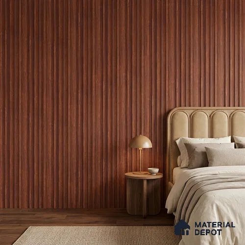 Wooden Look PN 06809 9.2 ft x 4.8 inch Charcoal Panel - 12 mm | Suitable for Living Room, Bedroom & TV Cabinet | Width is Subjected to 5% Variation
