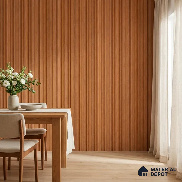 Wooden Look PN 06810 9.2 ft x 4.8 inch Charcoal Panel - 12 mm | Suitable for Living Room, Bedroom & TV Cabinet | Width is Subjected to 5% Variation