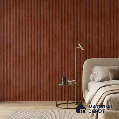 Wooden Look PN 06813 9.2 ft x 4.8 inch Charcoal Panel - 12 mm | Suitable for Living Room, Bedroom & TV Cabinet | Width is Subjected to 5% Variation