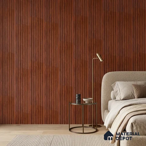Wooden Look PN 06813 9.2 ft x 4.8 inch Charcoal Panel - 12 mm | Suitable for Living Room, Bedroom & TV Cabinet | Width is Subjected to 5% Variation