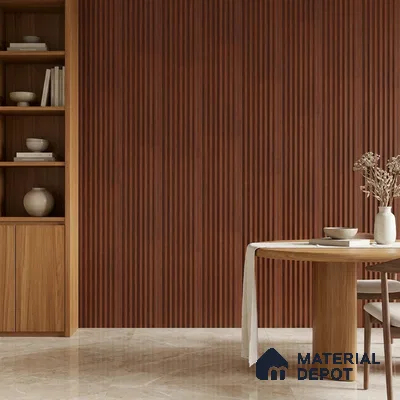 Wooden Look PN 06814 9.2 ft x 4.8 inch Charcoal Panel - 12 mm | Suitable for Living Room, Bedroom & TV Cabinet | Width is Subjected to 5% Variation