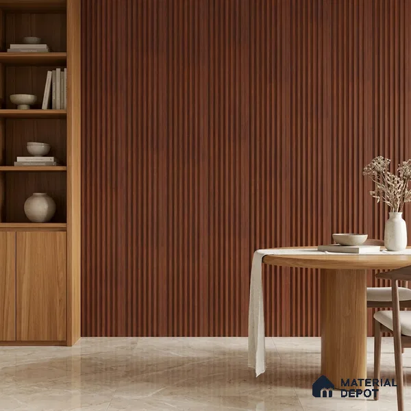 Wooden Look PN 06814 9.2 ft x 4.8 inch Charcoal Panel - 12 mm | Suitable for Living Room, Bedroom & TV Cabinet | Width is Subjected to 5% Variation