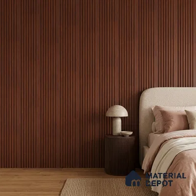 Wooden Look PN 06814 9.2 ft x 4.8 inch Charcoal Panel - 12 mm | Suitable for Living Room, Bedroom & TV Cabinet | Width is Subjected to 5% Variation