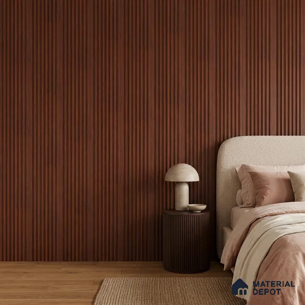 Wooden Look PN 06814 9.2 ft x 4.8 inch Charcoal Panel - 12 mm | Suitable for Living Room, Bedroom & TV Cabinet | Width is Subjected to 5% Variation