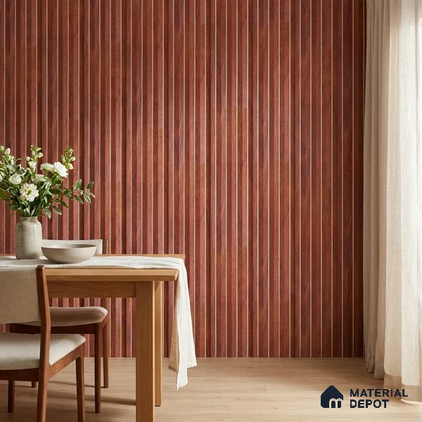 Wooden Look PN 06815 9.2 ft x 4.8 inch Charcoal Panel - 12 mm | Suitable for Living Room, Bedroom & TV Cabinet | Width is Subjected to 5% Variation