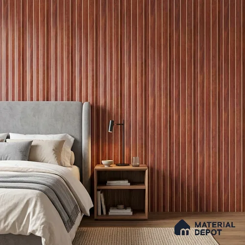 Wooden Look PN 06815 9.2 ft x 4.8 inch Charcoal Panel - 12 mm | Suitable for Living Room, Bedroom & TV Cabinet | Width is Subjected to 5% Variation