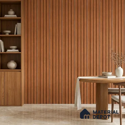 Wooden Look PN 06816 9.2 ft x 4.8 inch Charcoal Panel - 12 mm | Suitable for Living Room, Bedroom & TV Cabinet | Width is Subjected to 5% Variation