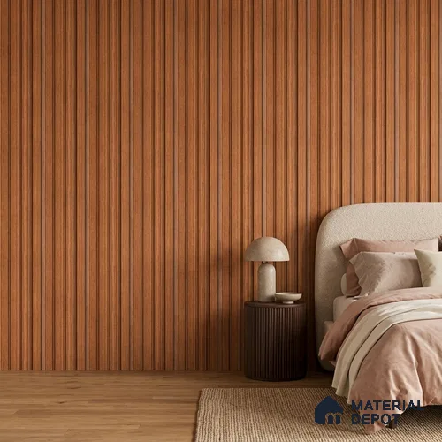 Wooden Look PN 06816 9.2 ft x 4.8 inch Charcoal Panel - 12 mm | Suitable for Living Room, Bedroom & TV Cabinet | Width is Subjected to 5% Variation