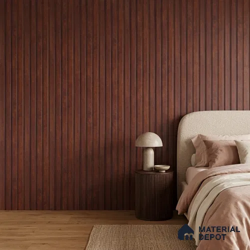Wooden Look PN 06817 9.2 ft x 4.8 inch Charcoal Panel - 12 mm | Suitable for Living Room, Bedroom & TV Cabinet | Width is Subjected to 5% Variation