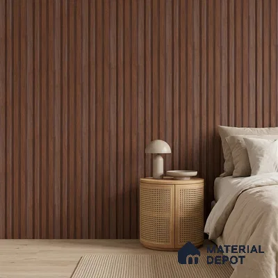 Wooden Look PN 06819 9.2 ft x 4.8 inch Charcoal Panel - 12 mm | Suitable for Living Room, Bedroom & TV Cabinet | Width is Subjected to 5% Variation