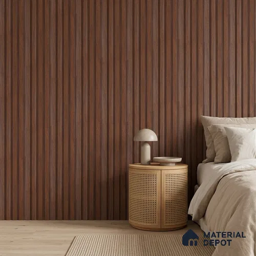 Wooden Look PN 06819 9.2 ft x 4.8 inch Charcoal Panel - 12 mm | Suitable for Living Room, Bedroom & TV Cabinet | Width is Subjected to 5% Variation