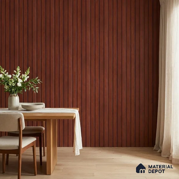 Wooden Look PN 06820 9.2 ft x 4.8 inch Charcoal Panel - 12 mm | Suitable for Living Room, Bedroom & TV Cabinet | Width is Subjected to 5% Variation