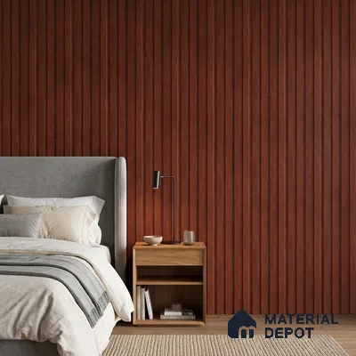 Wooden Look PN 06820 9.2 ft x 4.8 inch Charcoal Panel - 12 mm | Suitable for Living Room, Bedroom & TV Cabinet | Width is Subjected to 5% Variation