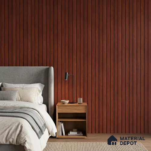 Wooden Look PN 06820 9.2 ft x 4.8 inch Charcoal Panel - 12 mm | Suitable for Living Room, Bedroom & TV Cabinet | Width is Subjected to 5% Variation