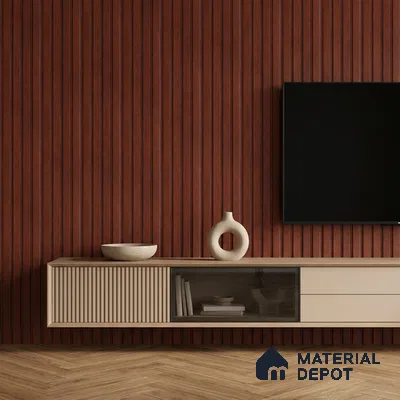 Wooden Look PN 06820 9.2 ft x 4.8 inch Charcoal Panel - 12 mm | Suitable for Living Room, Bedroom & TV Cabinet | Width is Subjected to 5% Variation