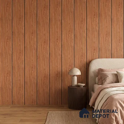 Wooden Look PN 06826 9.2 ft x 6 inch Charcoal Panel - 10 mm | Suitable for Living Room, Bedroom & TV Cabinet | Width is Subjected to 5% Variation