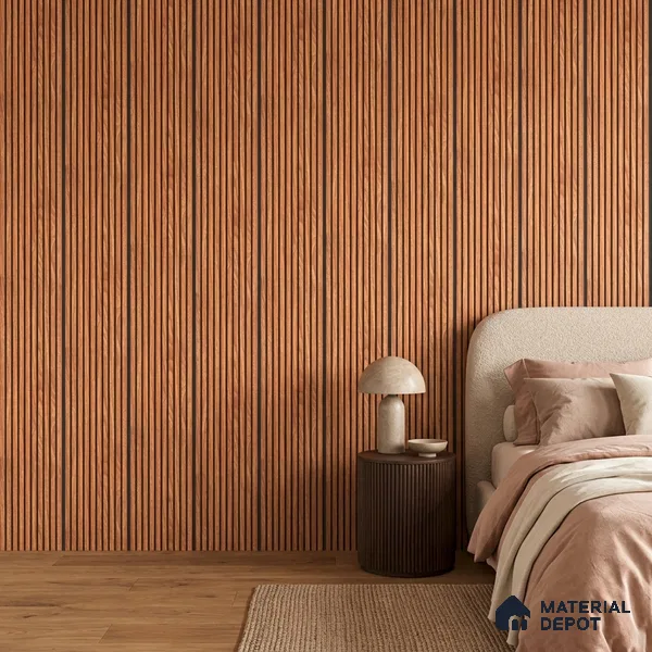 Wooden Look PN 06826 9.2 ft x 6 inch Charcoal Panel - 10 mm | Suitable for Living Room, Bedroom & TV Cabinet | Width is Subjected to 5% Variation