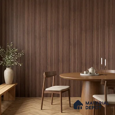 Wooden Look PN 06830 9.2 ft x 4.9 inch Charcoal Panel - 12 mm | Suitable for Living Room, Bedroom & TV Cabinet | Width is Subjected to 5% Variation