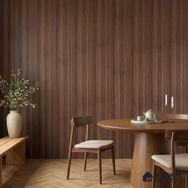 Wooden Look PN 06830 9.2 ft x 4.9 inch Charcoal Panel - 12 mm | Suitable for Living Room, Bedroom & TV Cabinet | Width is Subjected to 5% Variation