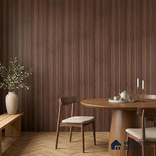 Wooden Look PN 06830 9.2 ft x 4.9 inch Charcoal Panel - 12 mm | Suitable for Living Room, Bedroom & TV Cabinet | Width is Subjected to 5% Variation