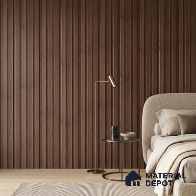 Wooden Look PN 06830 9.2 ft x 4.9 inch Charcoal Panel - 12 mm | Suitable for Living Room, Bedroom & TV Cabinet | Width is Subjected to 5% Variation