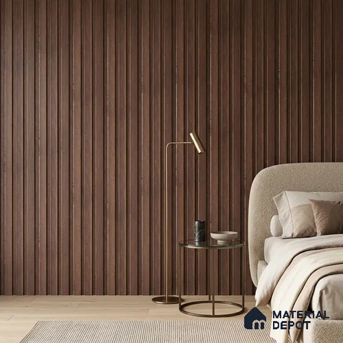 Wooden Look PN 06830 9.2 ft x 4.9 inch Charcoal Panel - 12 mm | Suitable for Living Room, Bedroom & TV Cabinet | Width is Subjected to 5% Variation