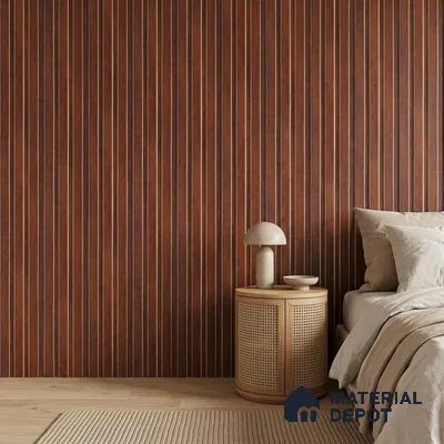 Wooden Look PN 06831 9.2 ft x 4.9 inch Charcoal Panel - 12 mm | Suitable for Living Room, Bedroom & TV Cabinet | Width is Subjected to 5% Variation