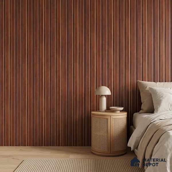 Wooden Look PN 06831 9.2 ft x 4.9 inch Charcoal Panel - 12 mm | Suitable for Living Room, Bedroom & TV Cabinet | Width is Subjected to 5% Variation