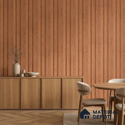 Wooden Look PN 06834 9.2 ft x 4.9 inch Charcoal Panel - 12 mm | Suitable for Living Room, Bedroom & TV Cabinet | Width is Subjected to 5% Variation