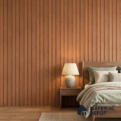 Wooden Look PN 06834 9.2 ft x 4.9 inch Charcoal Panel - 12 mm | Suitable for Living Room, Bedroom & TV Cabinet | Width is Subjected to 5% Variation