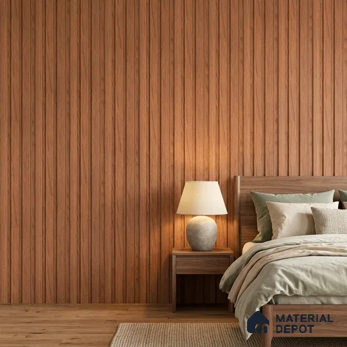 Wooden Look PN 06834 9.2 ft x 4.9 inch Charcoal Panel - 12 mm | Suitable for Living Room, Bedroom & TV Cabinet | Width is Subjected to 5% Variation