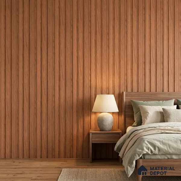 Wooden Look PN 06834 9.2 ft x 4.9 inch Charcoal Panel - 12 mm | Suitable for Living Room, Bedroom & TV Cabinet | Width is Subjected to 5% Variation