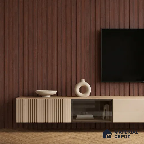 Wooden Look PN 06835 9.2 ft x 4.9 inch Charcoal Panel - 12 mm | Suitable for Living Room, Bedroom & TV Cabinet | Width is Subjected to 5% Variation