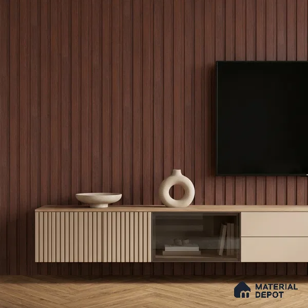 Wooden Look PN 06835 9.2 ft x 4.9 inch Charcoal Panel - 12 mm | Suitable for Living Room, Bedroom & TV Cabinet | Width is Subjected to 5% Variation