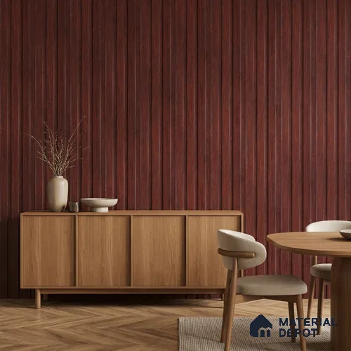 Wooden Look PN 06836 9.2 ft x 4.9 inch Charcoal Panel - 12 mm | Suitable for Living Room, Bedroom & TV Cabinet | Width is Subjected to 5% Variation