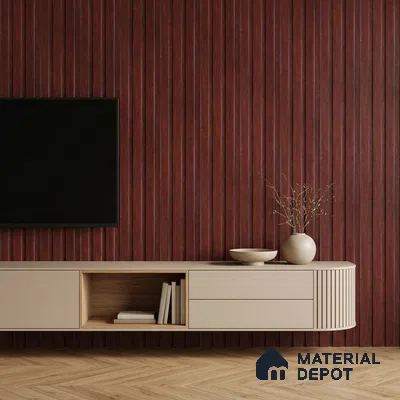 Wooden Look PN 06836 9.2 ft x 4.9 inch Charcoal Panel - 12 mm | Suitable for Living Room, Bedroom & TV Cabinet | Width is Subjected to 5% Variation