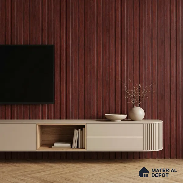 Wooden Look PN 06836 9.2 ft x 4.9 inch Charcoal Panel - 12 mm | Suitable for Living Room, Bedroom & TV Cabinet | Width is Subjected to 5% Variation
