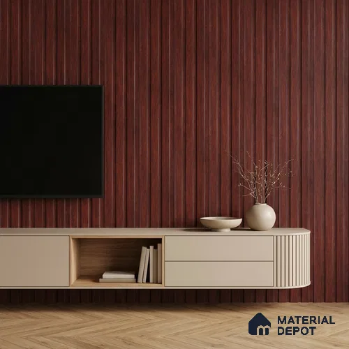 Wooden Look PN 06836 9.2 ft x 4.9 inch Charcoal Panel - 12 mm | Suitable for Living Room, Bedroom & TV Cabinet | Width is Subjected to 5% Variation