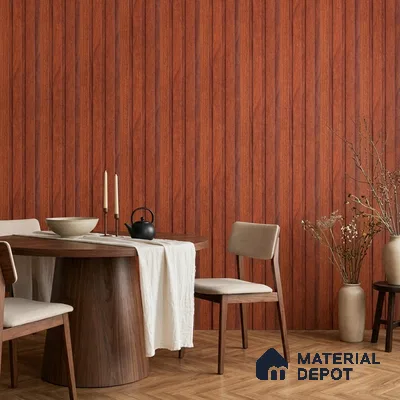 Wooden Look PN 06839 9.2 ft x 4.9 inch Charcoal Panel - 12 mm | Suitable for Living Room, Bedroom & TV Cabinet | Width is Subjected to 5% Variation