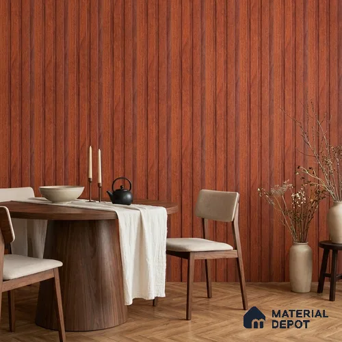 Wooden Look PN 06839 9.2 ft x 4.9 inch Charcoal Panel - 12 mm | Suitable for Living Room, Bedroom & TV Cabinet | Width is Subjected to 5% Variation