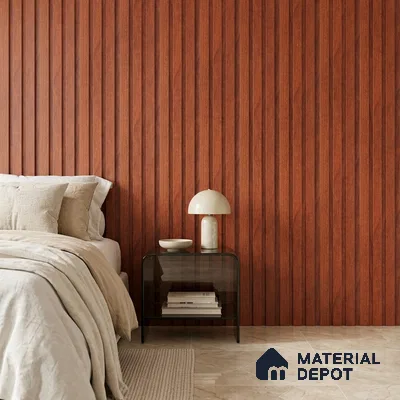 Wooden Look PN 06839 9.2 ft x 4.9 inch Charcoal Panel - 12 mm | Suitable for Living Room, Bedroom & TV Cabinet | Width is Subjected to 5% Variation