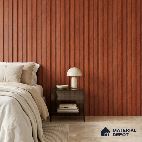Wooden Look PN 06839 9.2 ft x 4.9 inch Charcoal Panel - 12 mm | Suitable for Living Room, Bedroom & TV Cabinet | Width is Subjected to 5% Variation