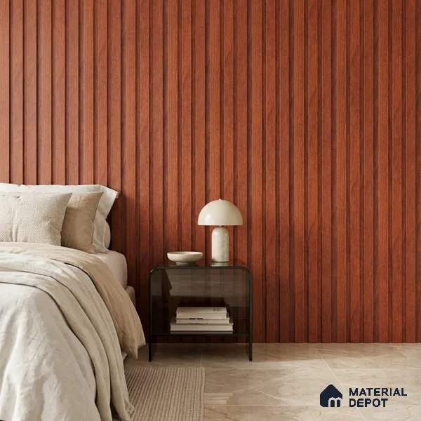 Wooden Look PN 06839 9.2 ft x 4.9 inch Charcoal Panel - 12 mm | Suitable for Living Room, Bedroom & TV Cabinet | Width is Subjected to 5% Variation