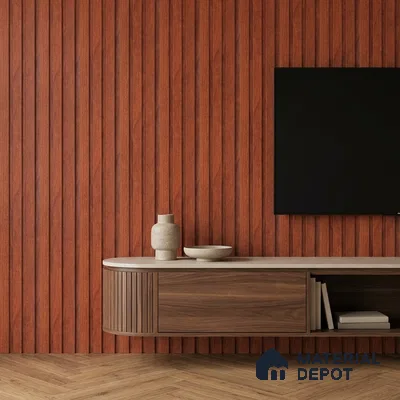 Wooden Look PN 06839 9.2 ft x 4.9 inch Charcoal Panel - 12 mm | Suitable for Living Room, Bedroom & TV Cabinet | Width is Subjected to 5% Variation