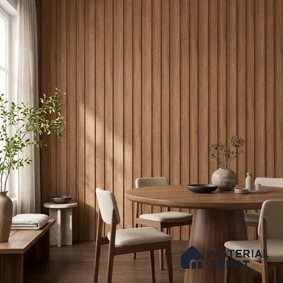 Wooden Look PN 06840 9.2 ft x 4.9 inch Charcoal Panel - 12 mm | Suitable for Living Room, Bedroom & TV Cabinet | Width is Subjected to 5% Variation