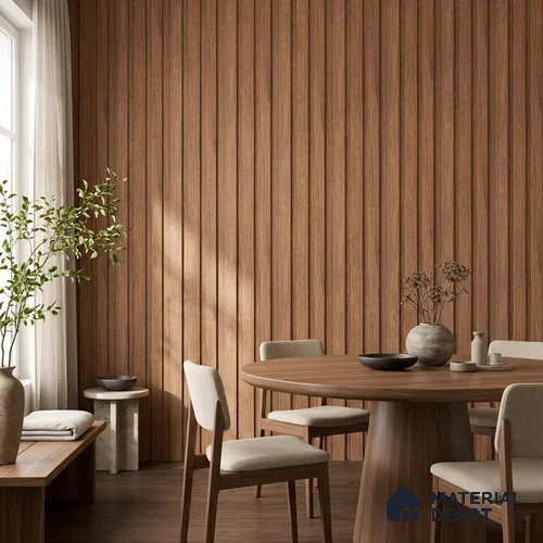 Wooden Look PN 06840 9.2 ft x 4.9 inch Charcoal Panel - 12 mm | Suitable for Living Room, Bedroom & TV Cabinet | Width is Subjected to 5% Variation